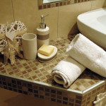 Bagno stanza arancio